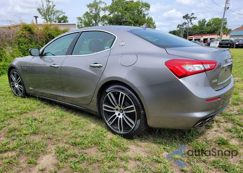 2019 Maserati Ghibli S Q4 из США, поврежденный, VIN ZAM57XSA1K1335535